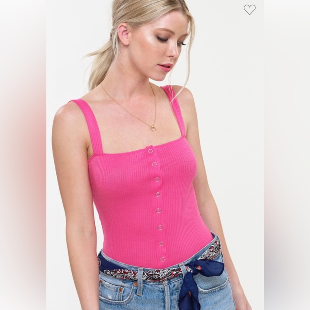 Pink tank top